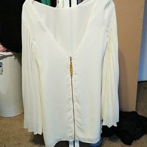 Cream blouse